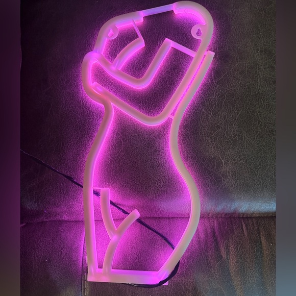 Neon Pink Abstract Light - Picture 3 of 4